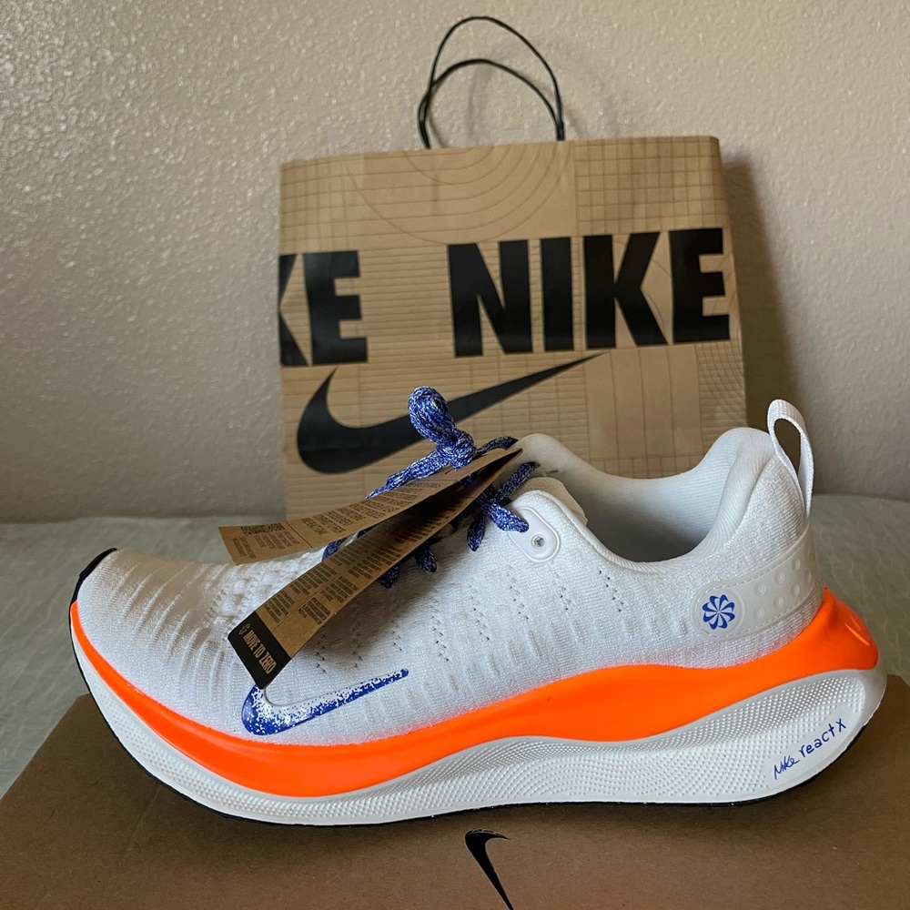 Nike React Bowerman Prototype White And Bright Or… - image 3
